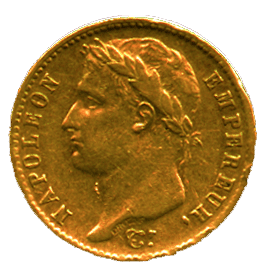 20 Francs Gold Coin Napoleon I Emperor