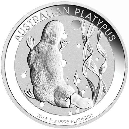 1 oz Australian Platinum Platypus (Varied Year)