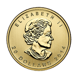 1/2 oz Canadian Gold Maple Leaf (Varied Year)