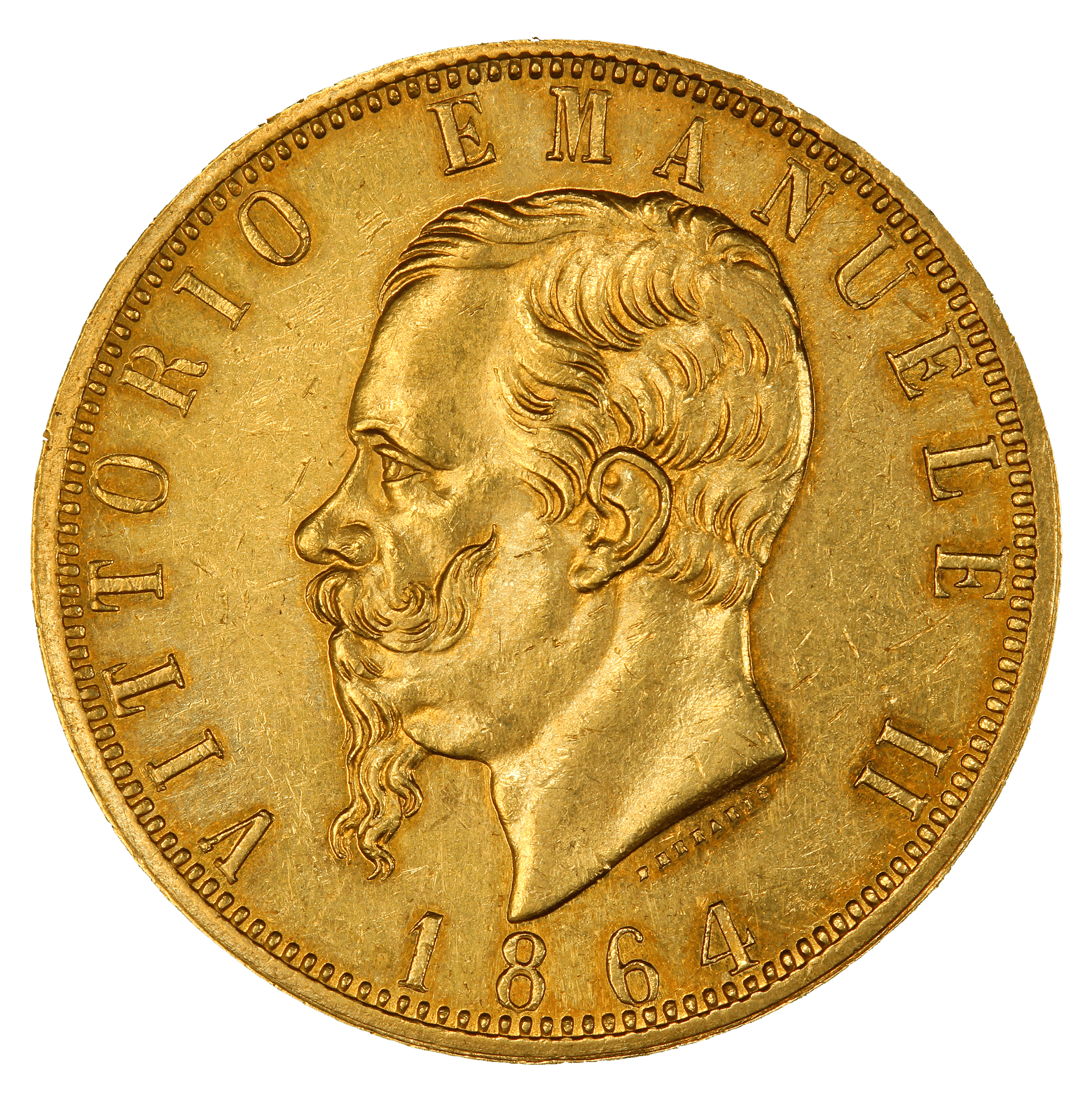 Italian 20 Lira Vittorio Emmanuel II