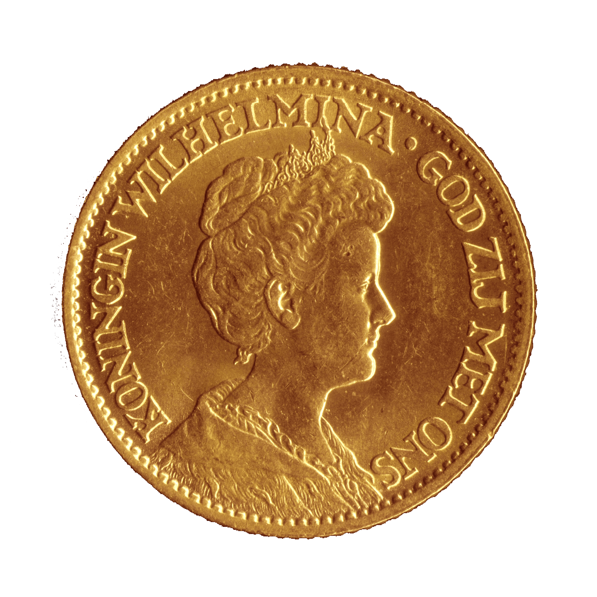 10 Guilders Netherlands Gold Coin - Varied Year