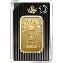 1 oz Gold Bar - Royal Canadian Mint (New w/Assay)