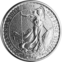 1 oz Great Britain Silver Britannia (Varied Year)
