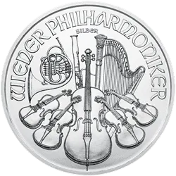 2021 1 oz Austrian Silver Philharmonic (BU)