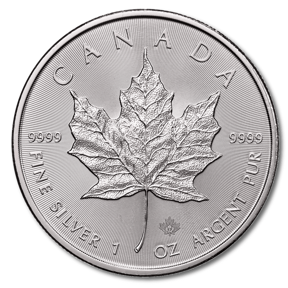 1 oz Silver Canadian Maple Leaf - varied year