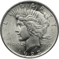 Silver Peace Dollar (BU) - Various Dates