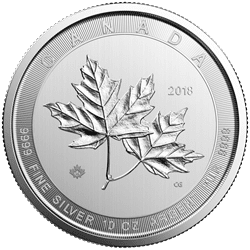 2018 10 oz Canadian Silver Maple Leaf