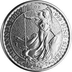 1 oz Great Britain Silver Britannia (Varied Year)
