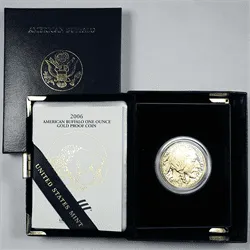 1 oz American Gold Buffalo Proof Coin (With Original Packaging)