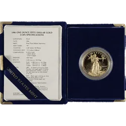 1 oz American Gold Eagle Proof Coin - With Original Packaging
