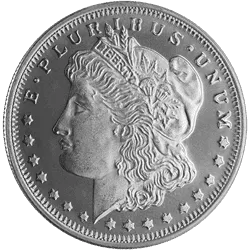 1/2 oz Silver Round Morgan Design