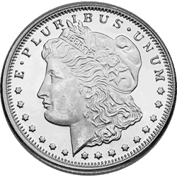 1/4 oz Silver Round Morgan Design