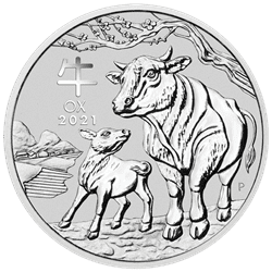 2021 1 oz Perth Mint Silver Ox