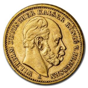 10 Mark Wilhelm I Gold (1874-1888)