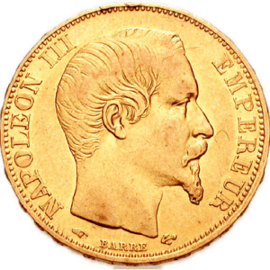 20 Francs Napoleon III France Gold Coin