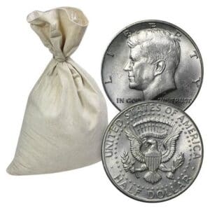 90% Silver Coins - Kennedy Halves - $100 Face Value