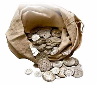 $10 Face Bag - 90% US Silver Coins Junk - Lowest Price