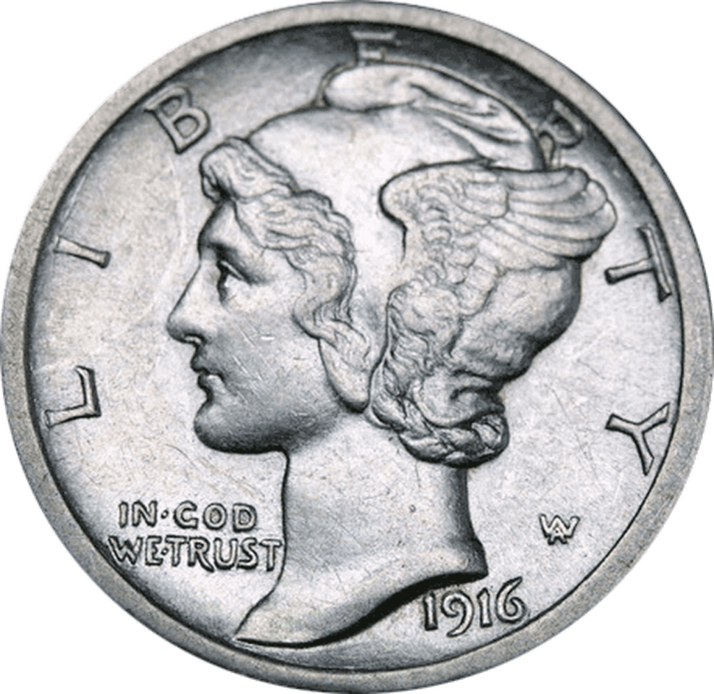 what is a mercury dime made out of