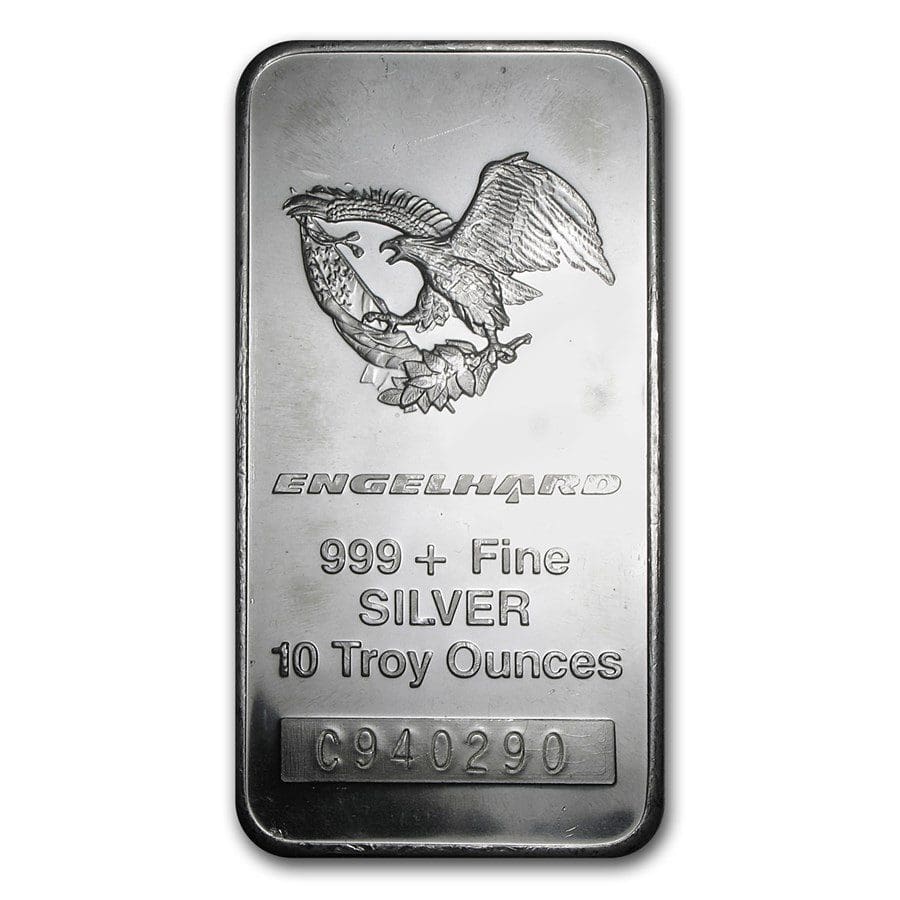 engelhard 100 oz silver bar serial numbers