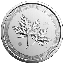 2018 10 oz Canadian Silver Maple Leaf