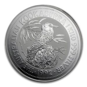 1992 - 1-Kilo Australian Silver Kookaburra