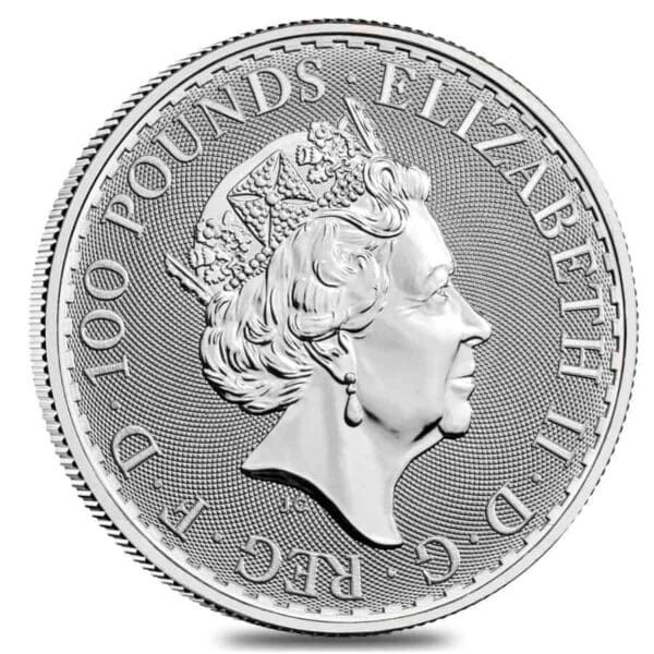 2022 - 1 oz Great Britain Platinum Britannia - Image 2