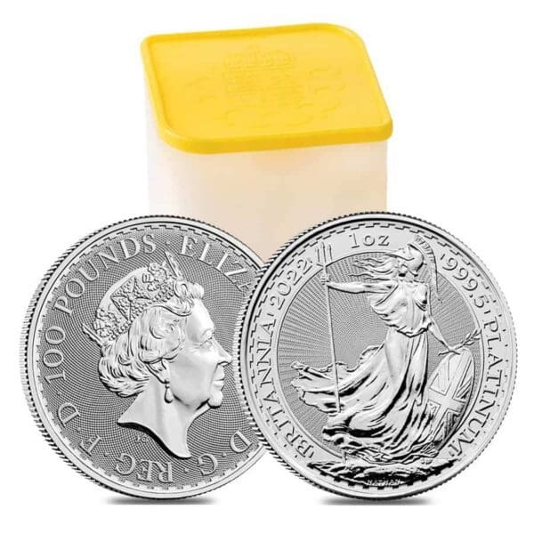 2022 - 1 oz Great Britain Platinum Britannia - Image 3