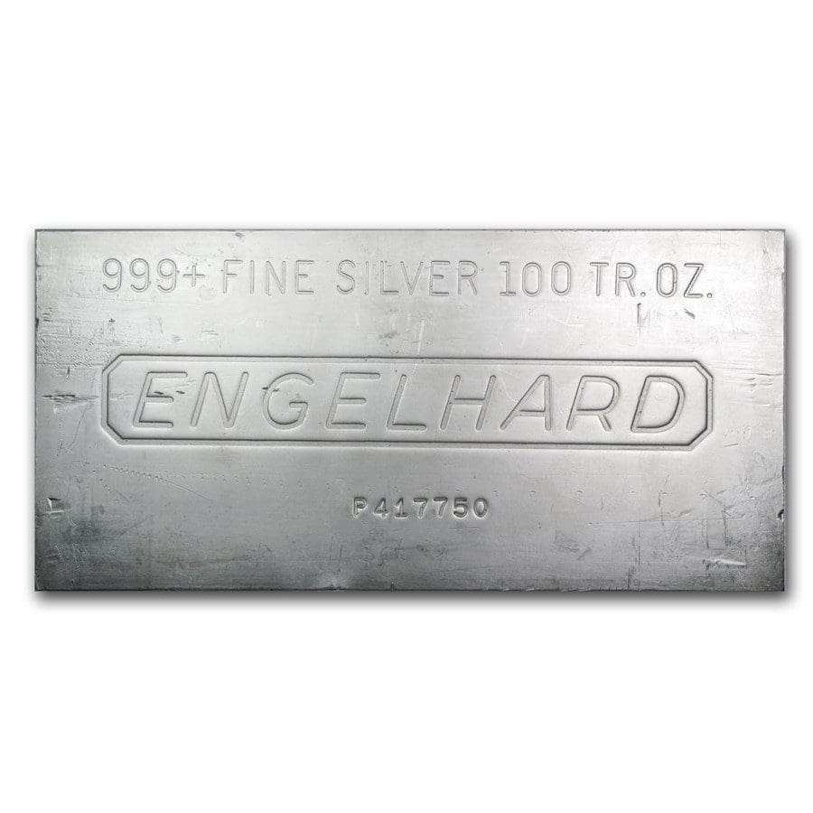 Engelhard 1 Ounce .999 Pure Fine Silver Bar Low Serial -  in 2023