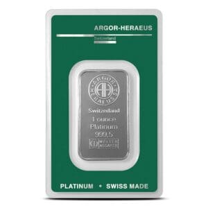 Argor-Heraeus Platinum Bars