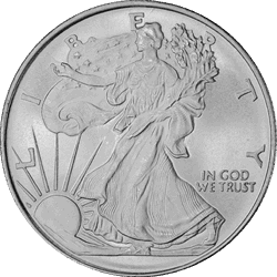 1/2 oz Round Walking Liberty