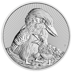 2 oz - Australian Silver Kookaburra (Varied Year)