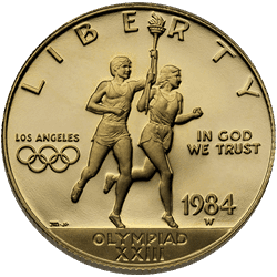$10 Gold Olympic Commemorative Coin
