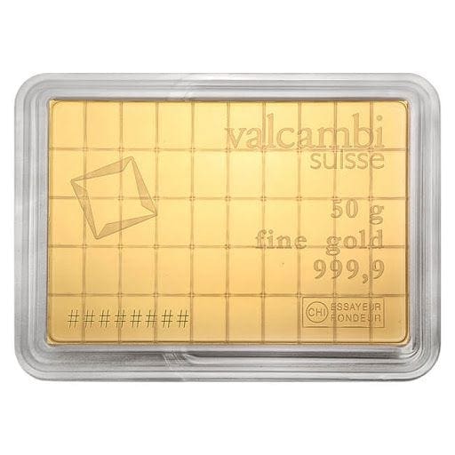 Valcambi 1 Gram Gold & 5 X 1 Gram Silver Combibar – 999 Pure Bullion (6g Total)