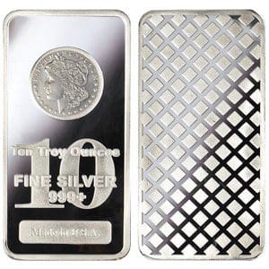 1 oz Morgan Design Silver Bar .999 Pure