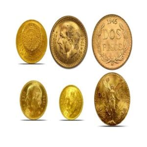 Mexican Gold Peso - 6 Coin Bundle - Varied Year (BU)