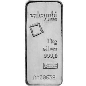 Valcambi Silver Bars