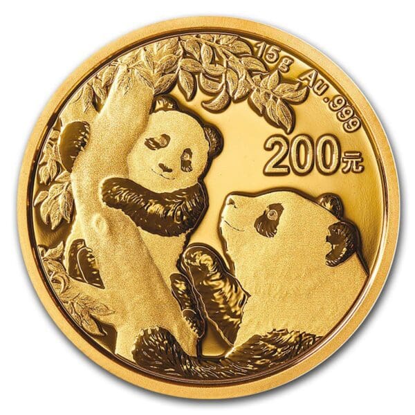 15 Gram Chinese Gold Panda - Varied Year
