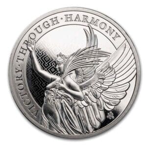 2021 St. Helena 1 oz Platinum Queen's Virtues - Victory Series
