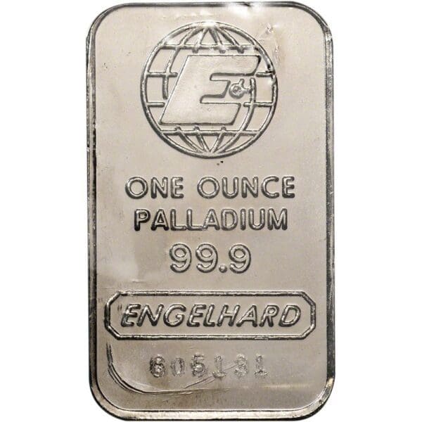 1 oz Palladium Bar - With Assay (Varied Mint) - Image 4