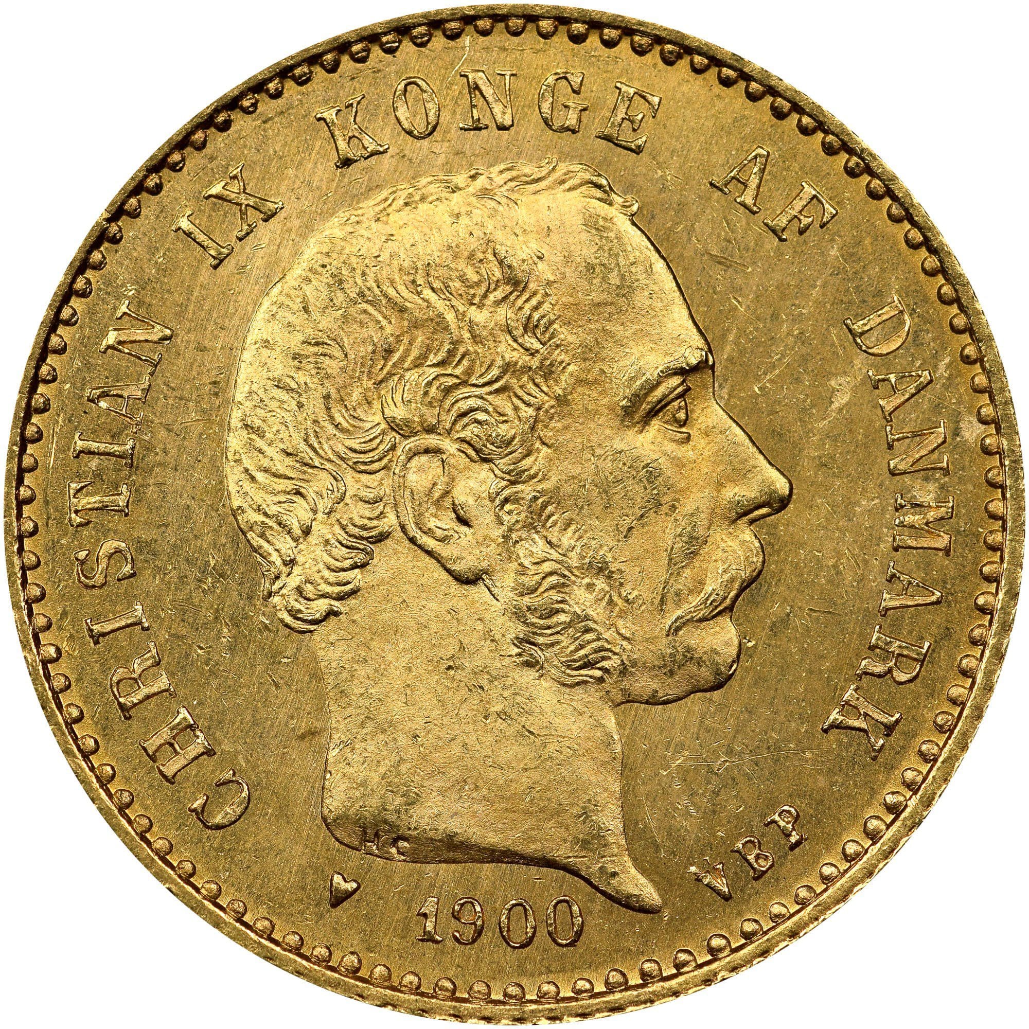 Buy Denmark 10 Kroner Gold 1873 1900 Christian IX BU Guidance 