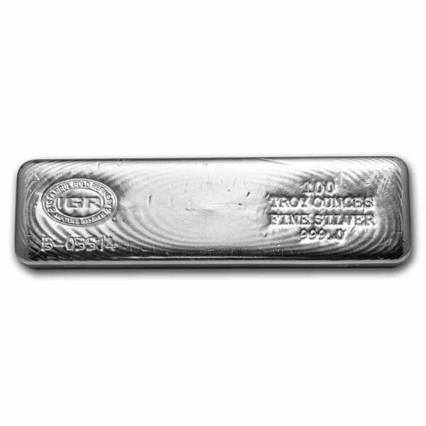 100 oz Silver Bar - Istanbul Gold Refinery - With Assay Card - Image 2