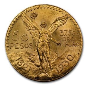 1930 Mexican 50 Peso Gold Coin (BU)