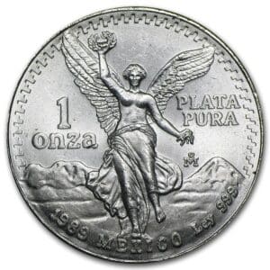 1989 - 1 oz Mexican Silver Libertad