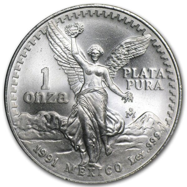 1991 - 1 oz Mexican Silver Libertad