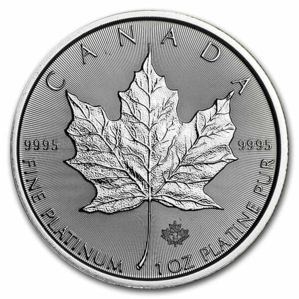 2022 - Platinum Canadian Maple Leaf - 1 oz (BU)