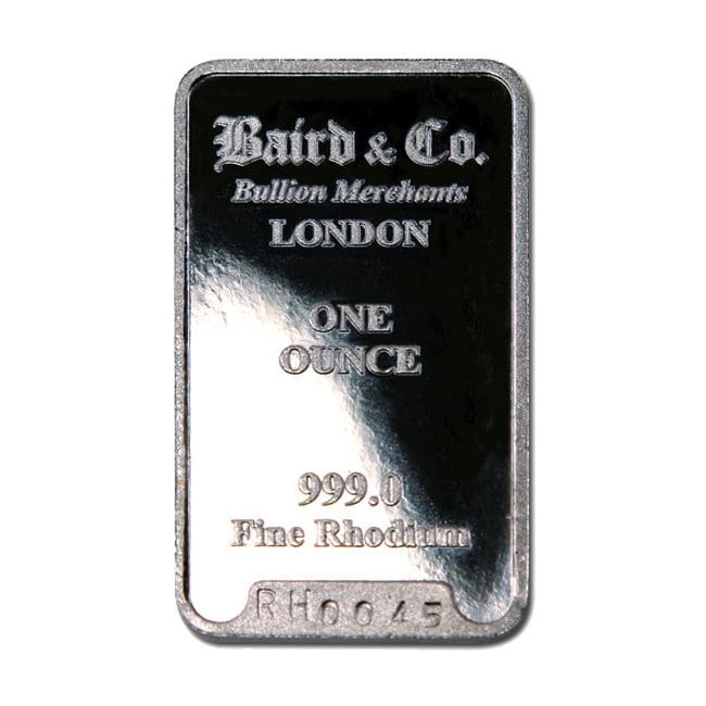 Rhodium Bars