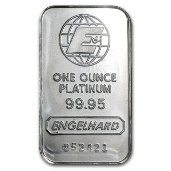 1 oz Platinum Bar Engelhard- in Original Assay and Packaging - Image 4