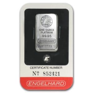 Engelhard Platinum Bars