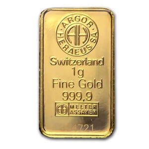 Argor Heraeus Gold Bars