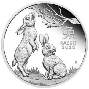 2023 - Australia 1 oz Silver Rabbit BU